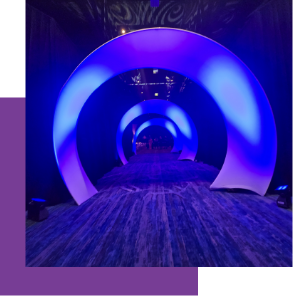 spandex experiential tunnel